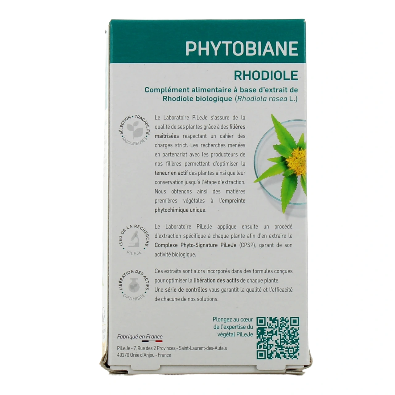 Phytobiane Rhodiole - Vue 3