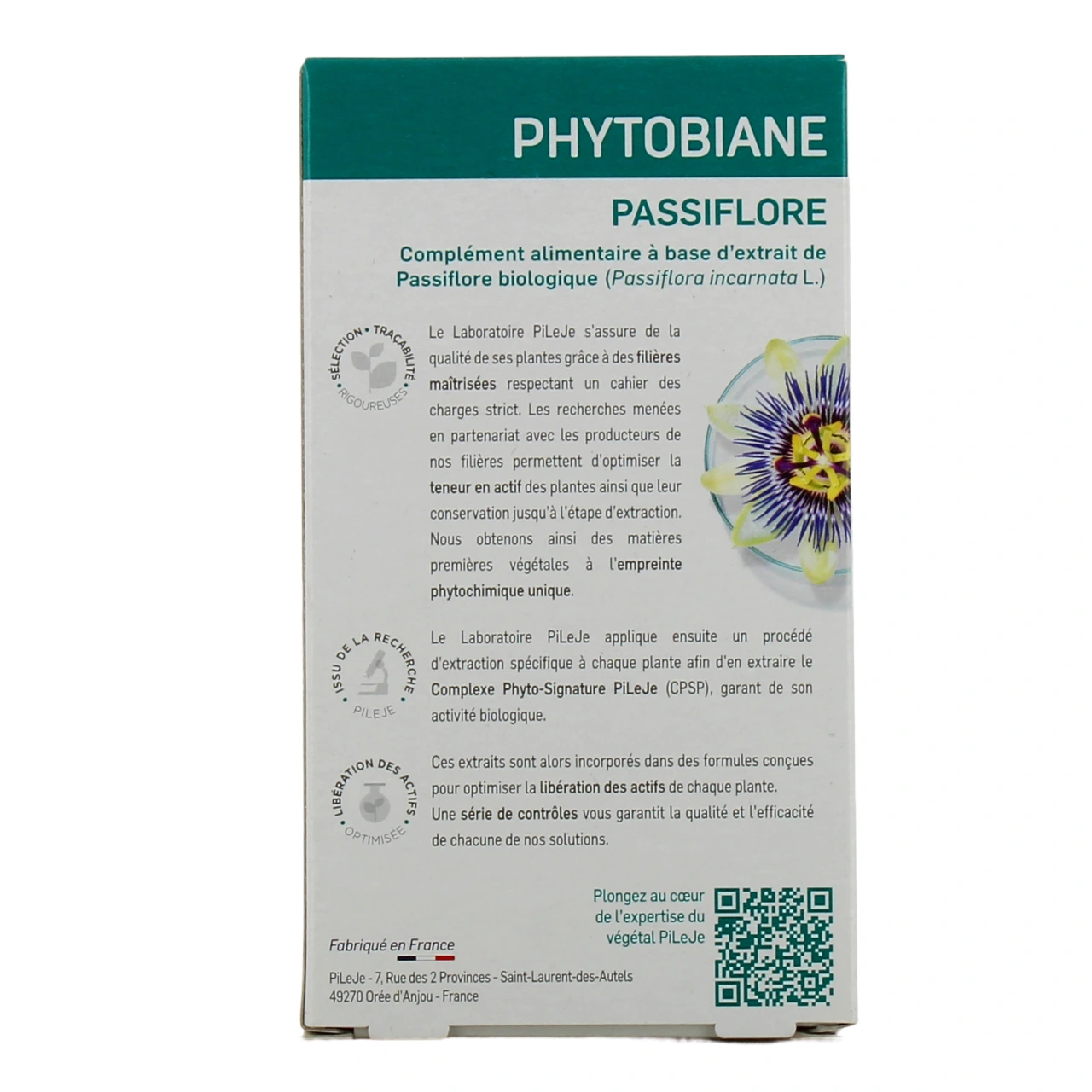 Phytobiane Passiflore - Vue 3