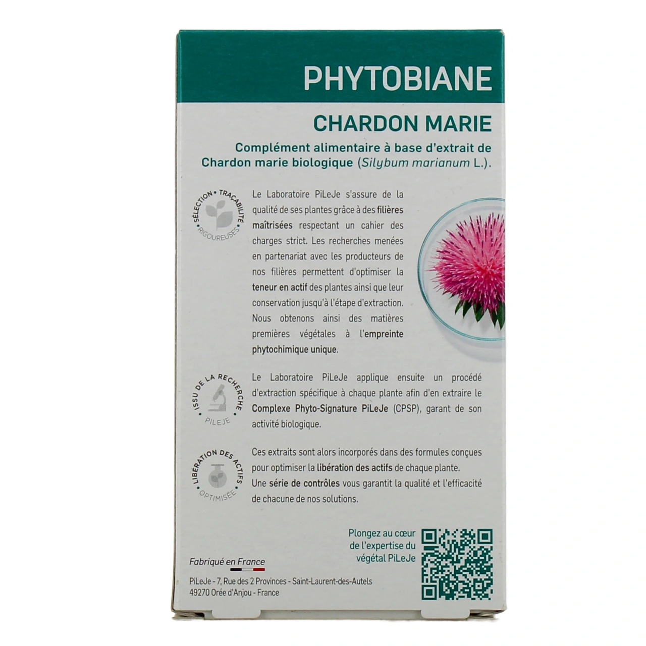 Phytobiane Chardon Marie - Vue 3