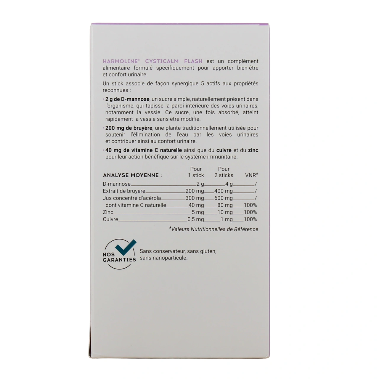 Harmoline Cysticalm Flash - Vue 3