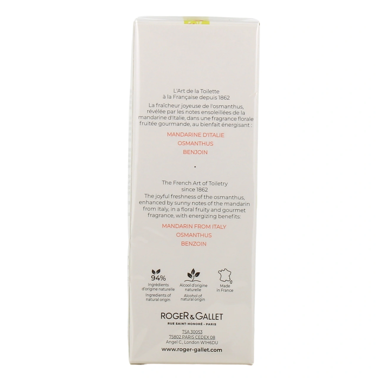 Roger et Gallet Eau Parfumée Bienfaisante - Vue 5