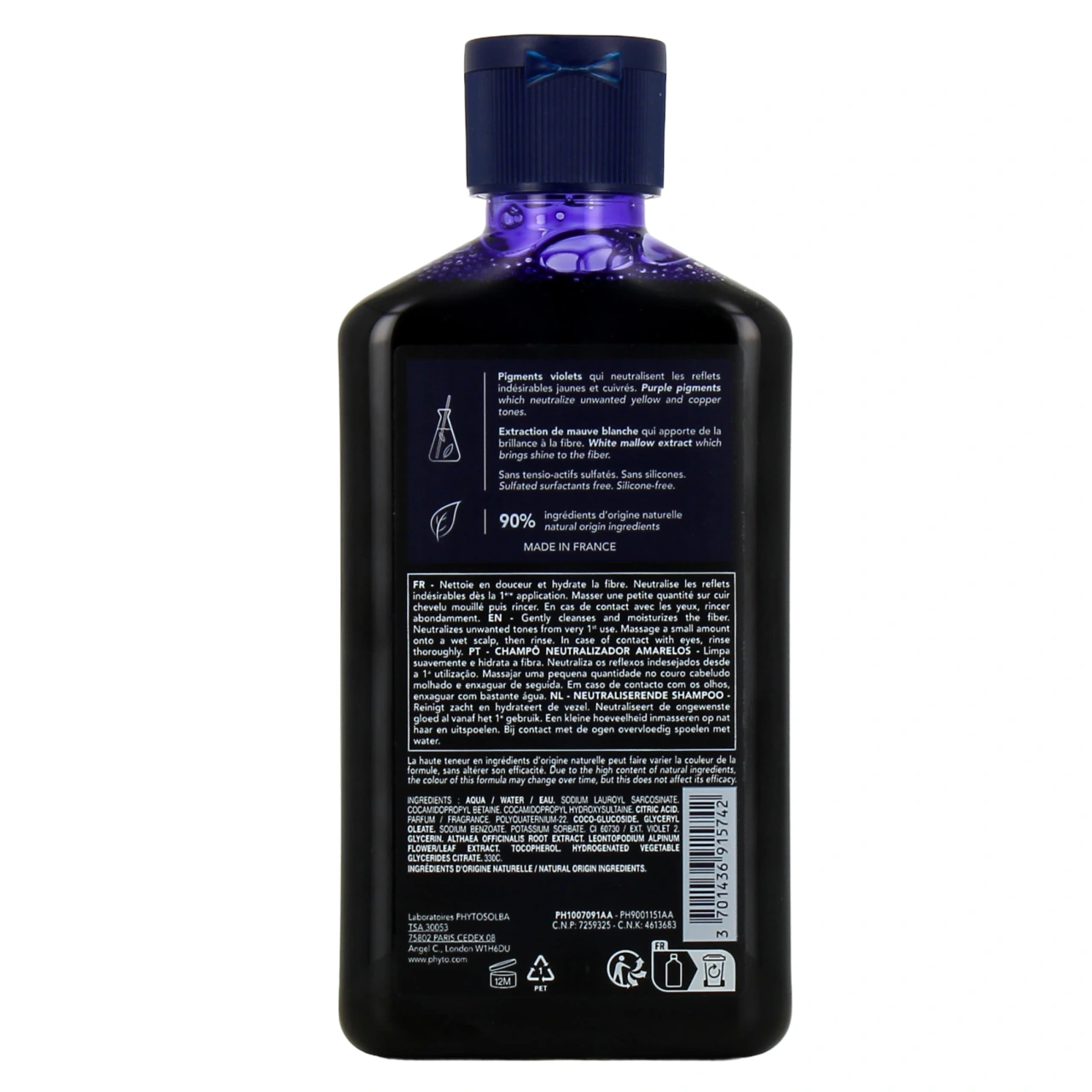 Phyto Violet Shampooing Déjaunissant - Vue 3