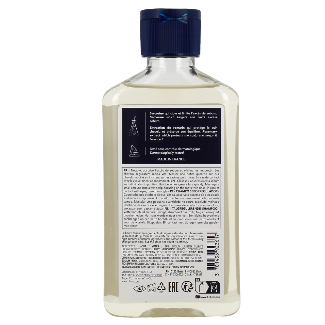 Phyto Sebum Control Shampooing Séboréducteur - Vue 3