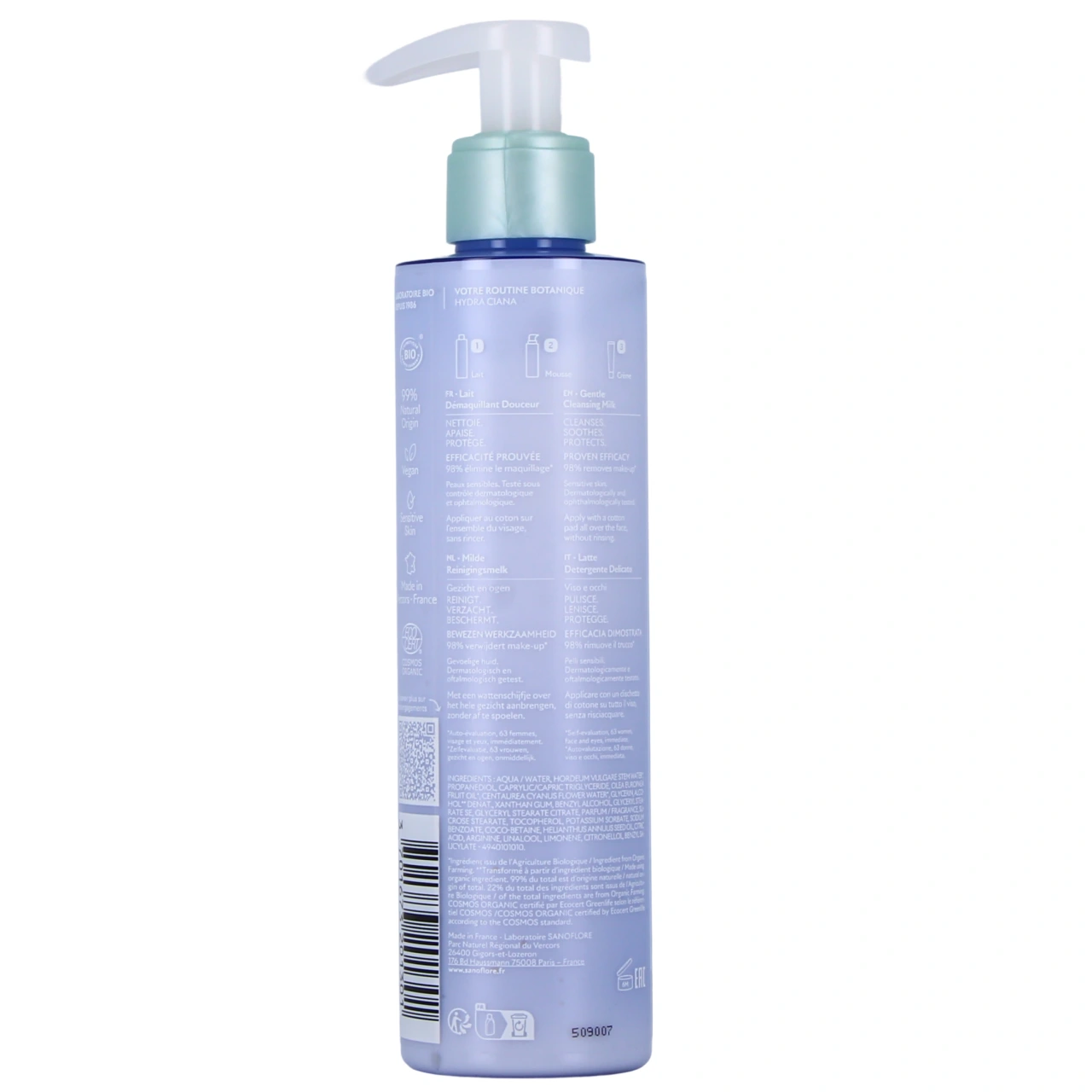 Sanoflore Aciana Botanica Lait Démaquillant - Vue 3