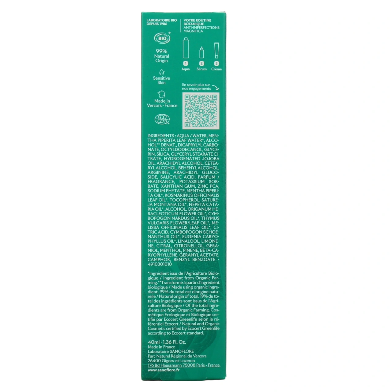 Sanoflore Magnifica Crème Anti-Imperfections - Vue 3