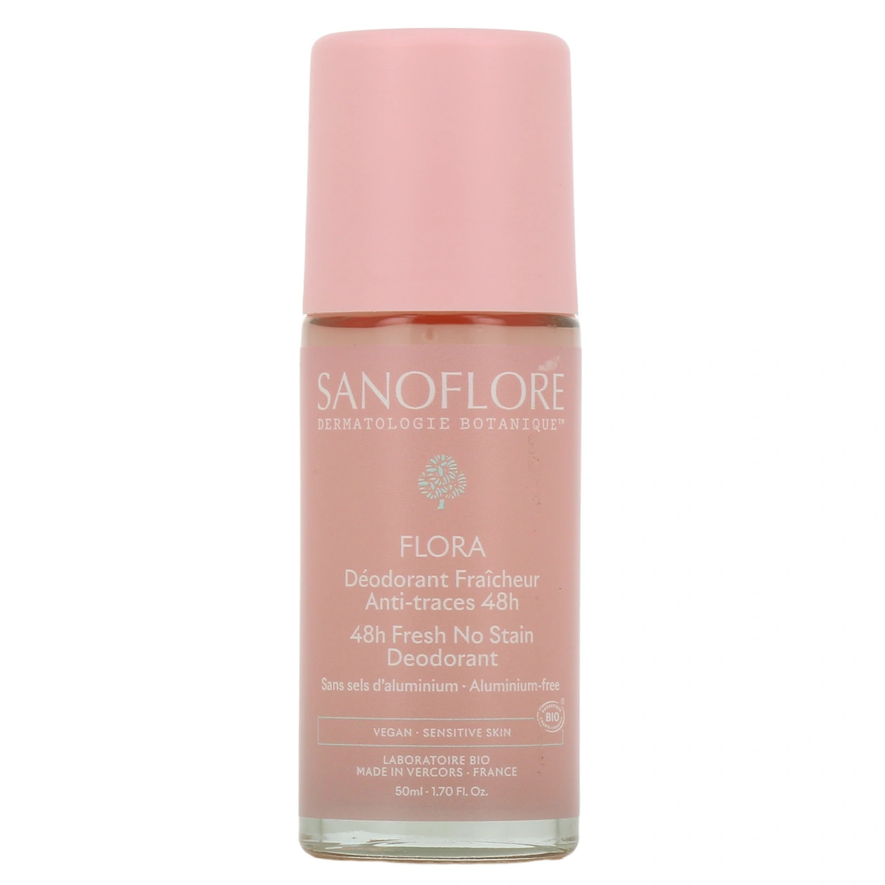 Sanoflore Déodorant Fraicheur Bio Anti-traces 48h Flora - Vue 2