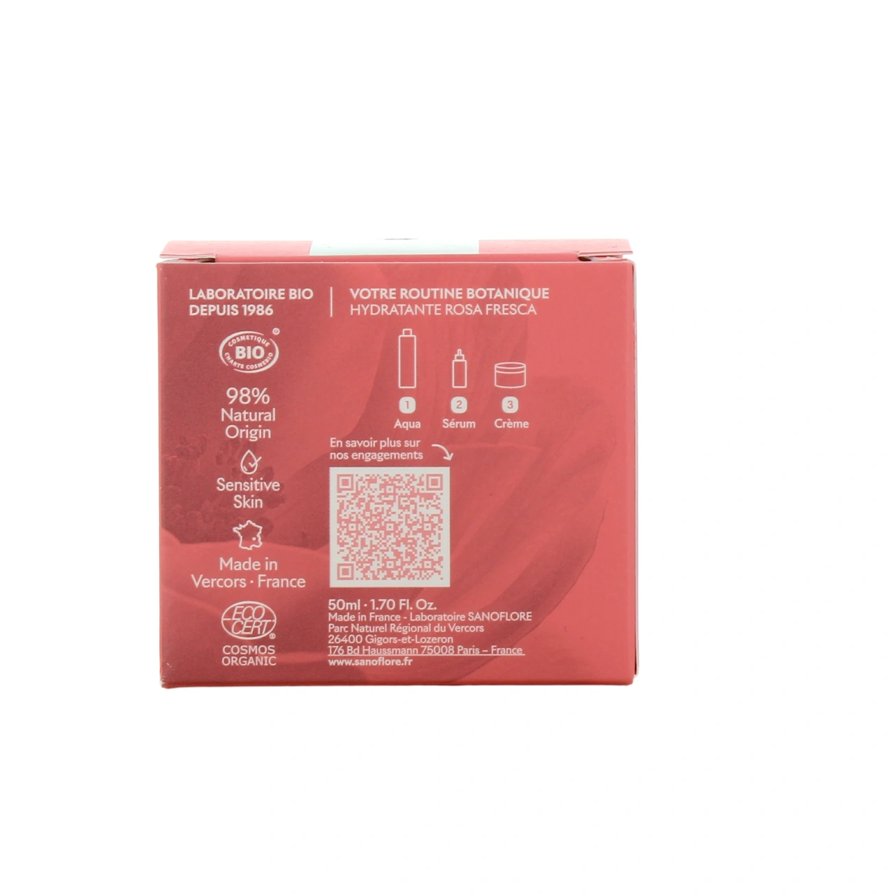 Sanoflore Rosa Fresca Baume Hydratation Intense - Vue 3