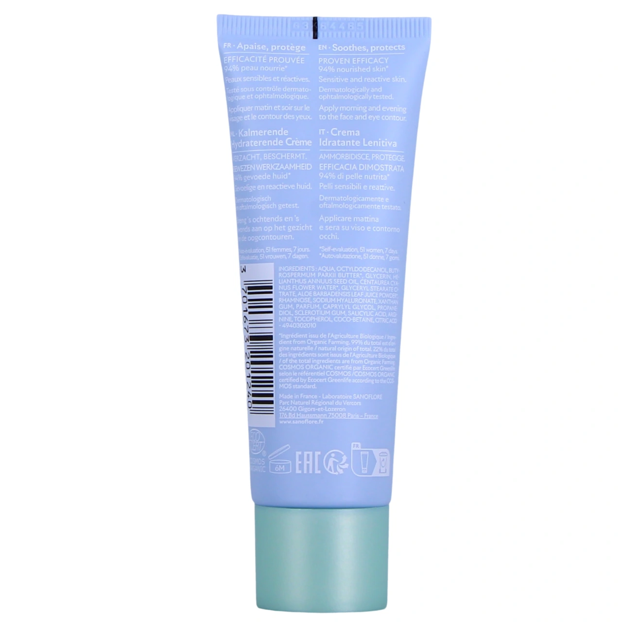 Sanoflore Hydra Ciana Soin Hydratant Apaisant - Vue 3