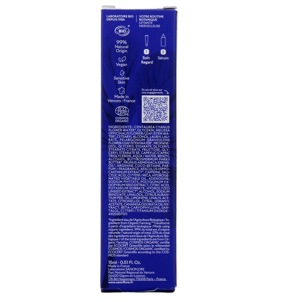 Sanoflore Merveilleuse Soin Regard Anti-Rides - Vue 3