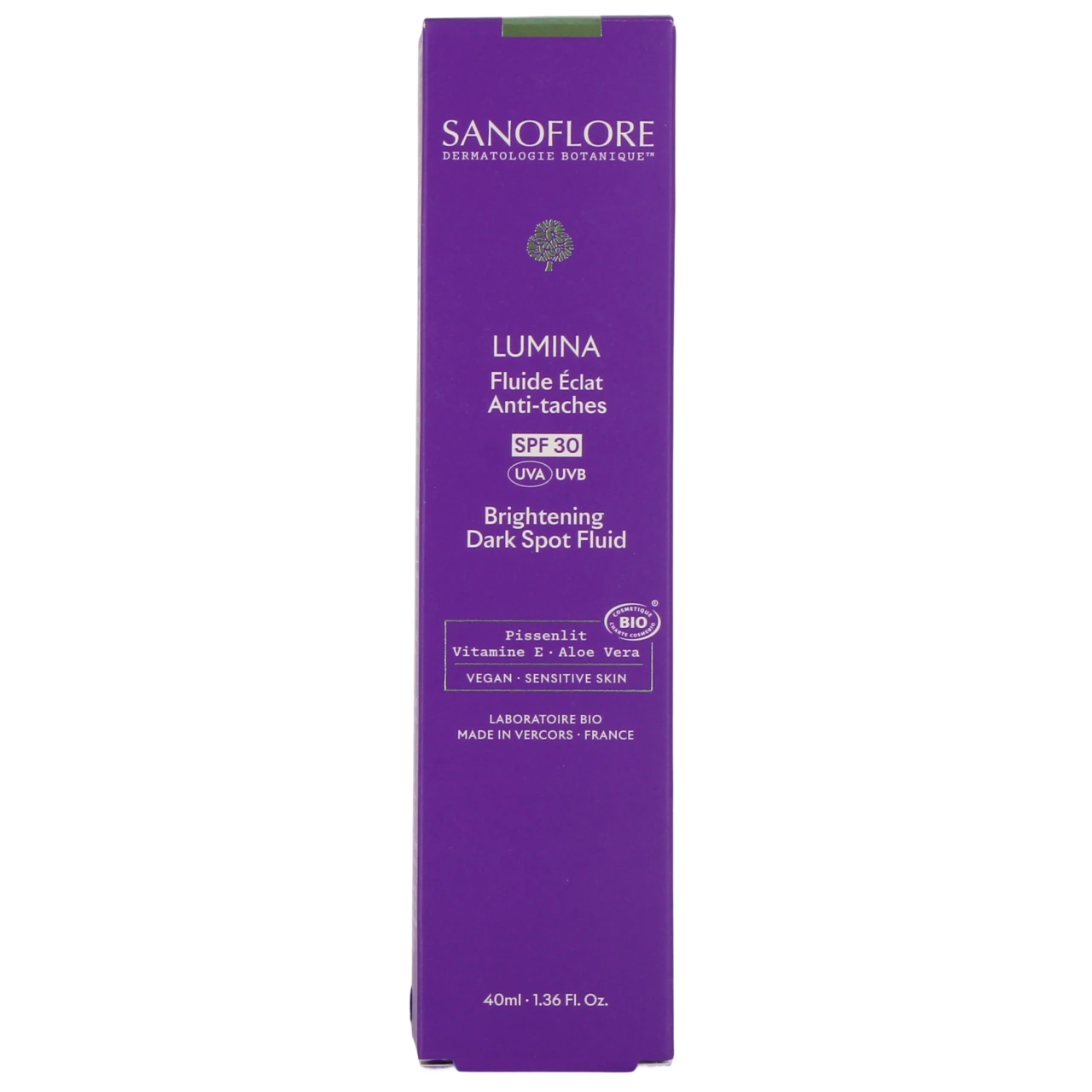 Sanoflore Lumina Fluide SPF 30 - Vue 2