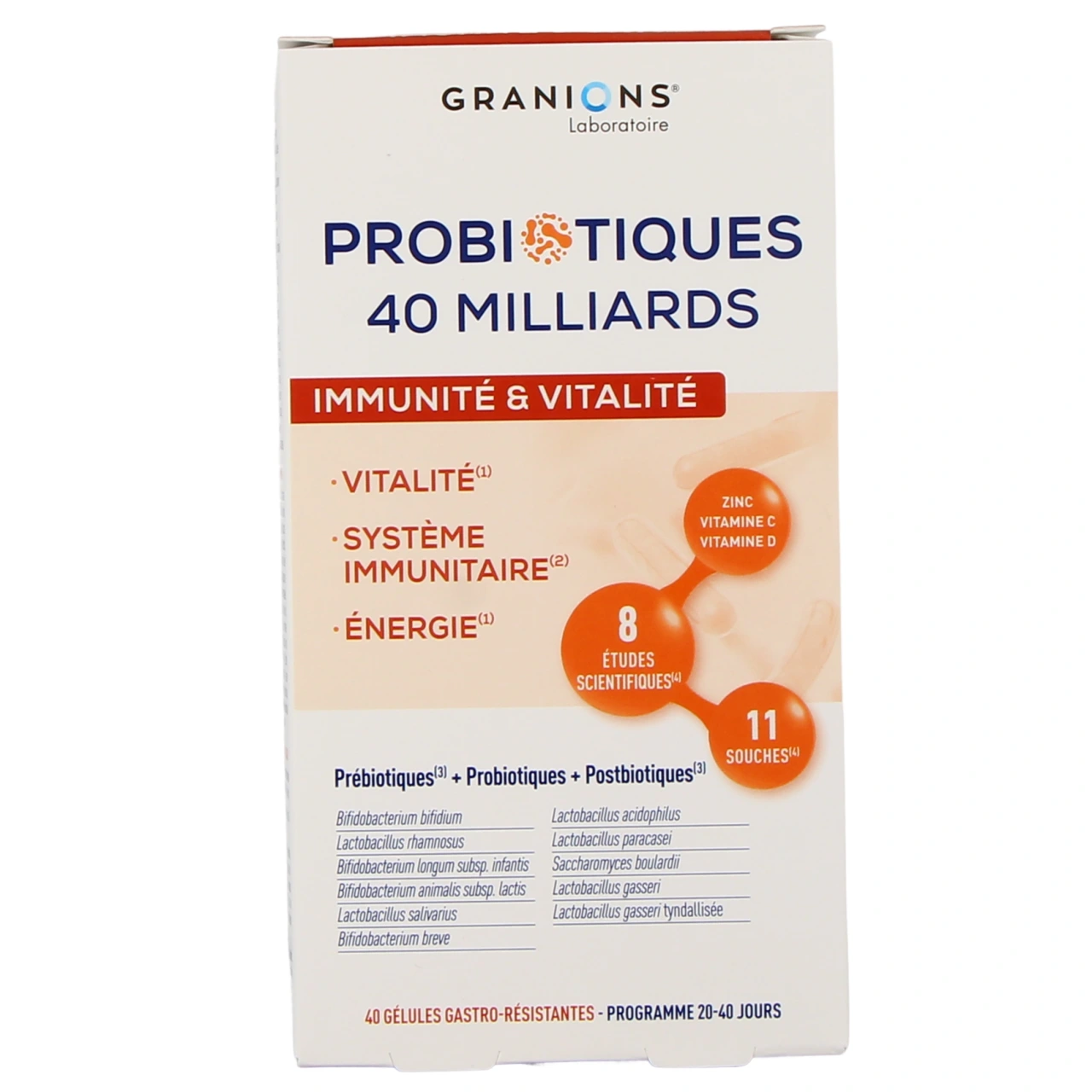 Granions Probiotiques Immunité & Vitalité - Vue 2