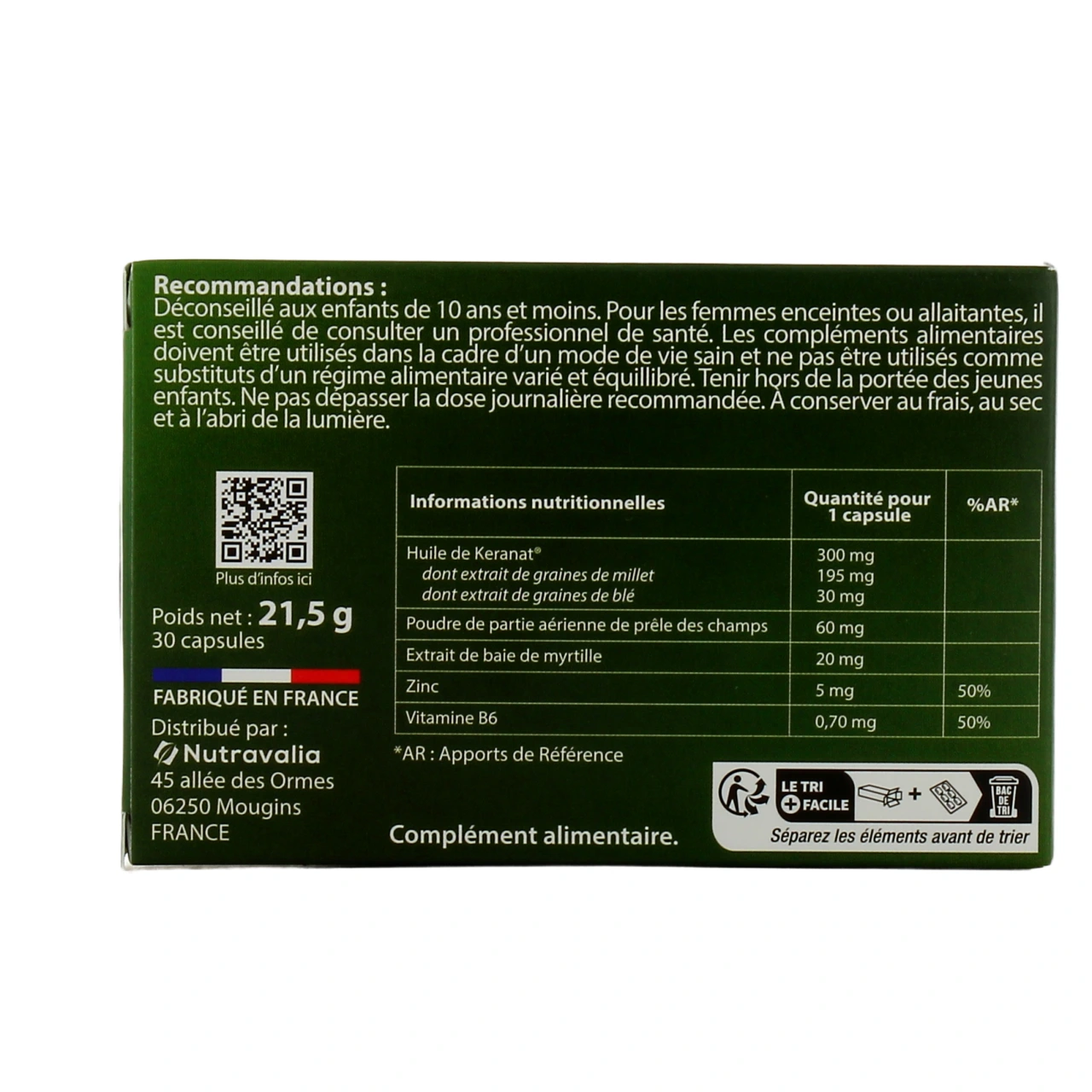 Luxéol Chute de Cheveux Capsules - Vue 3