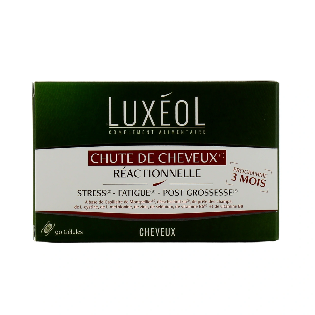 Luxéol Chute de Cheveux Réactionnelle Gélules - Vue 2