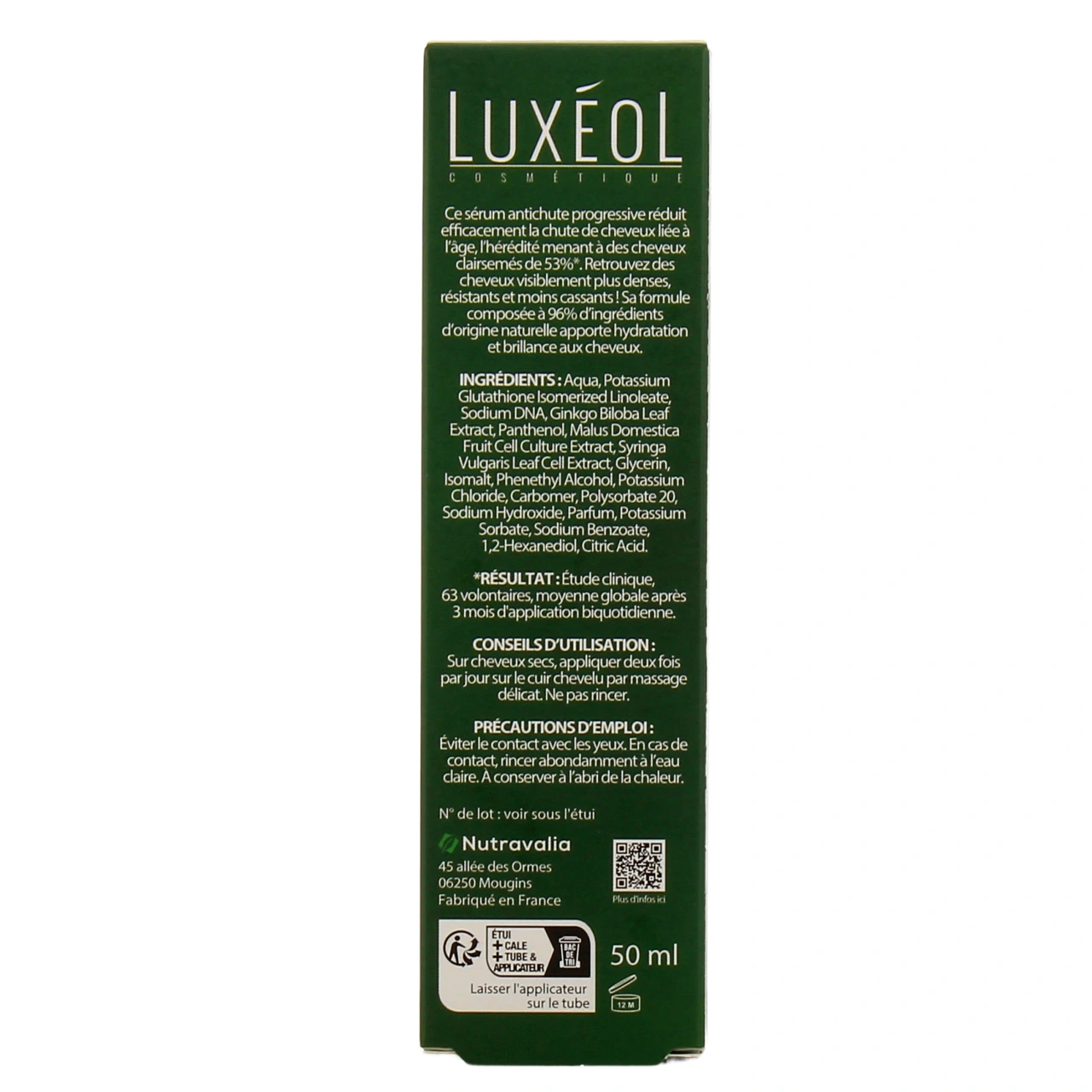 Luxéol Sérum Antichute Progressive - Vue 3
