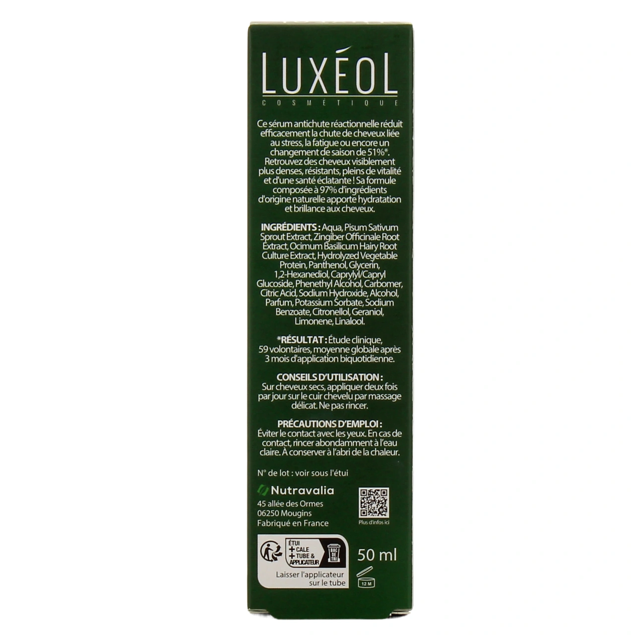 Luxéol Sérum Antichute Réactionnelle - Vue 3