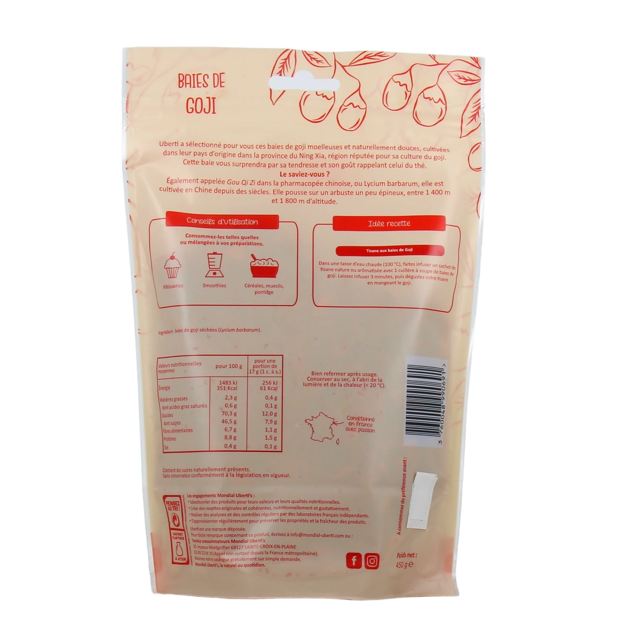 Uberti Baies de Goji Antioxydant - Vue 3