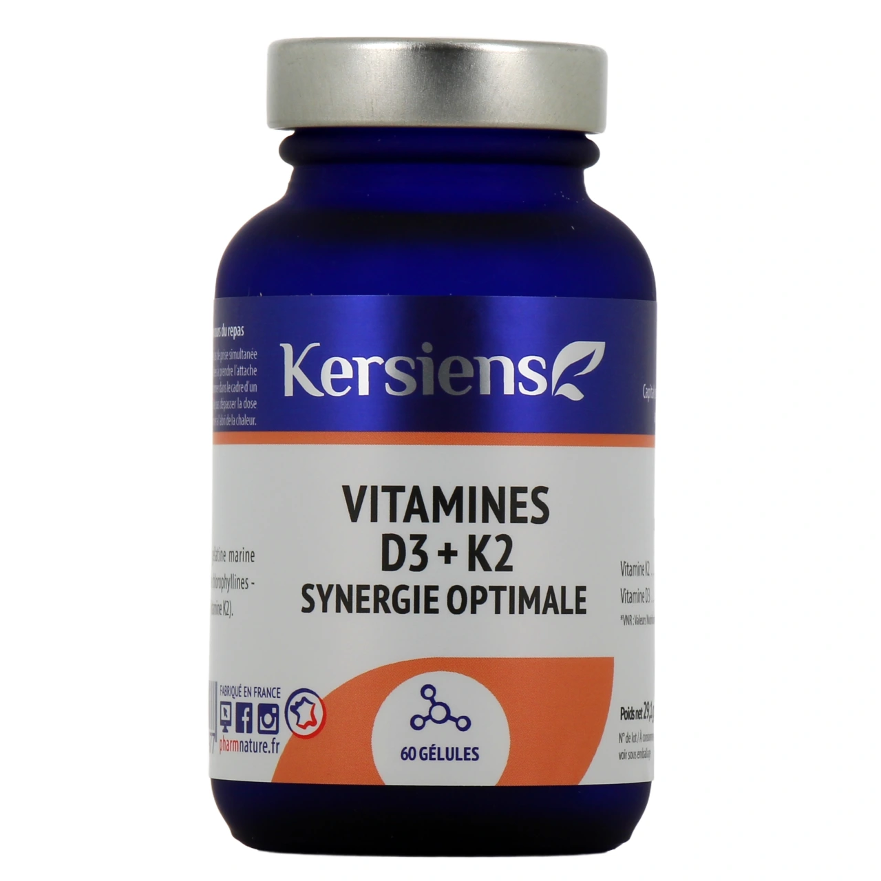 Kersiens Vitamines D3 + K2 - Vue 2