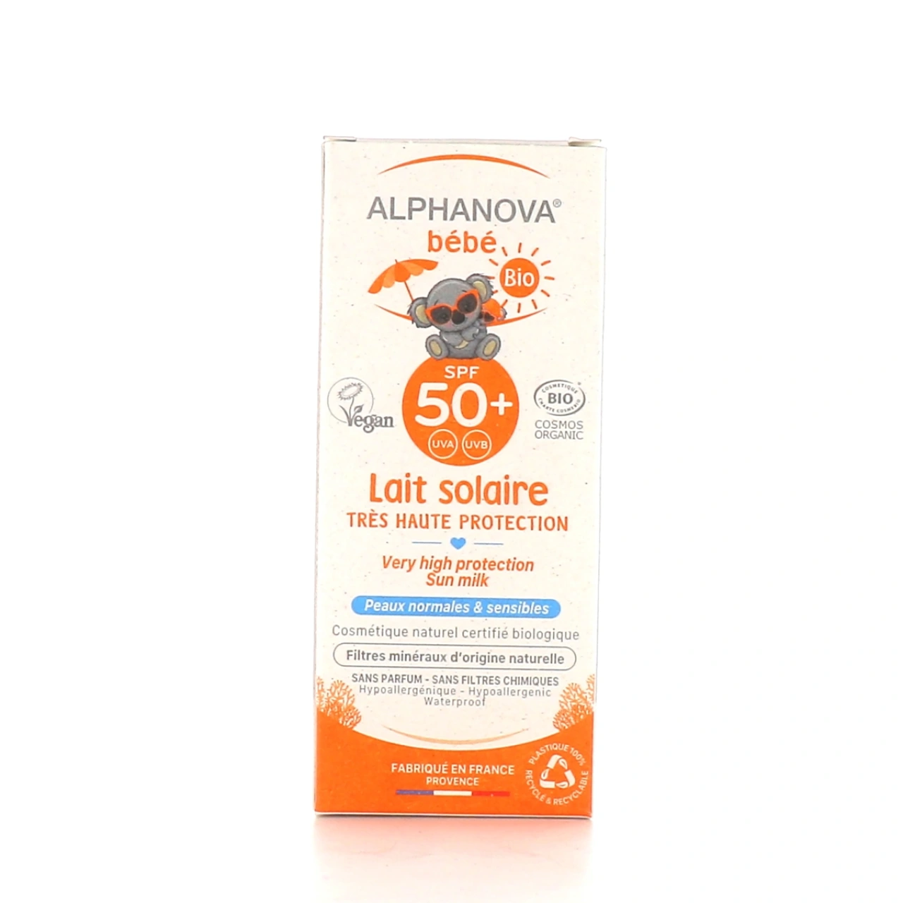 Alphanova Bébé Lait Solaire Bio SPF 50+ - Vue 2