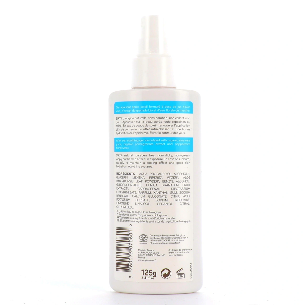 Alphanova Sun Gel Apaisant Après-Soleil Bio - Vue 5