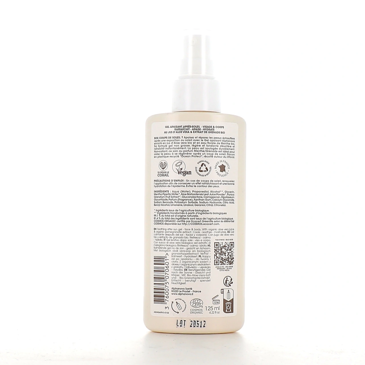 Alphanova Sun Gel Apaisant Après-Soleil Bio - Vue 2
