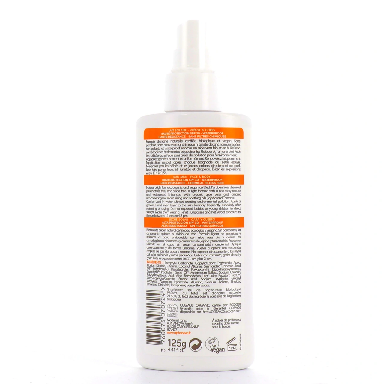 Alphanova Sun Spray Solaire Bio SPF30 - Vue 13