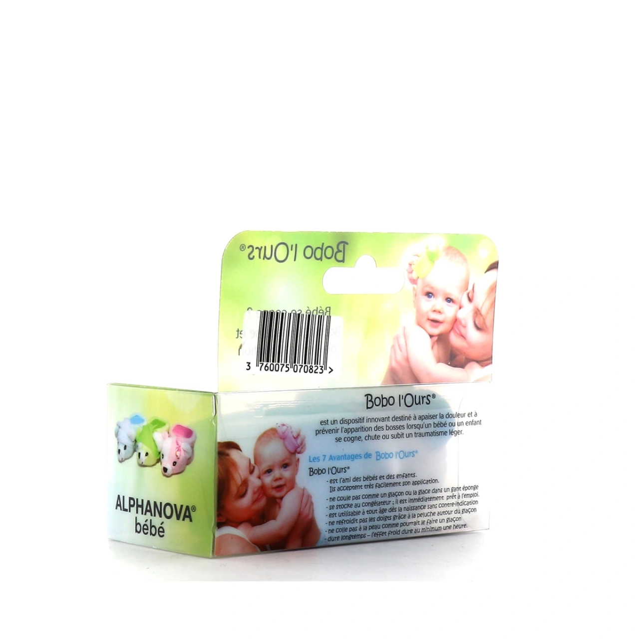 Alphanova Bobo l'Ours Icepack Anti-Bosses - Vue 2