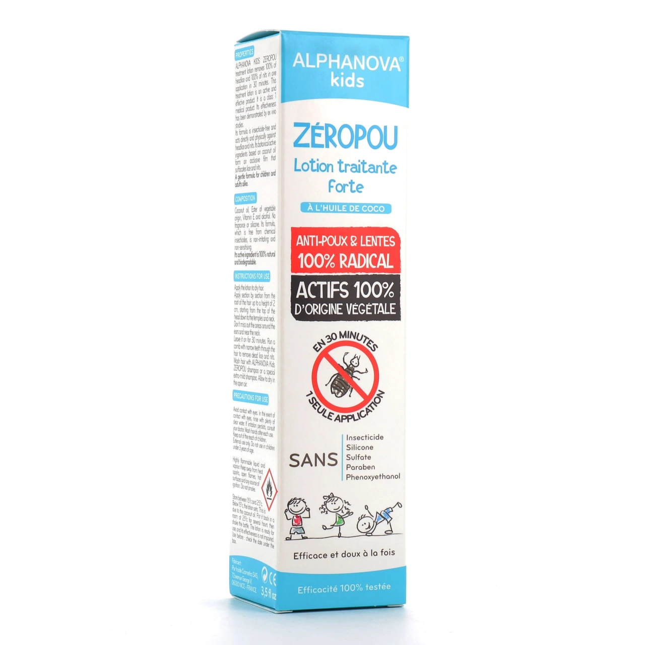 Alphanova ZeroPou Lotion anti-poux et lentes - Vue 2