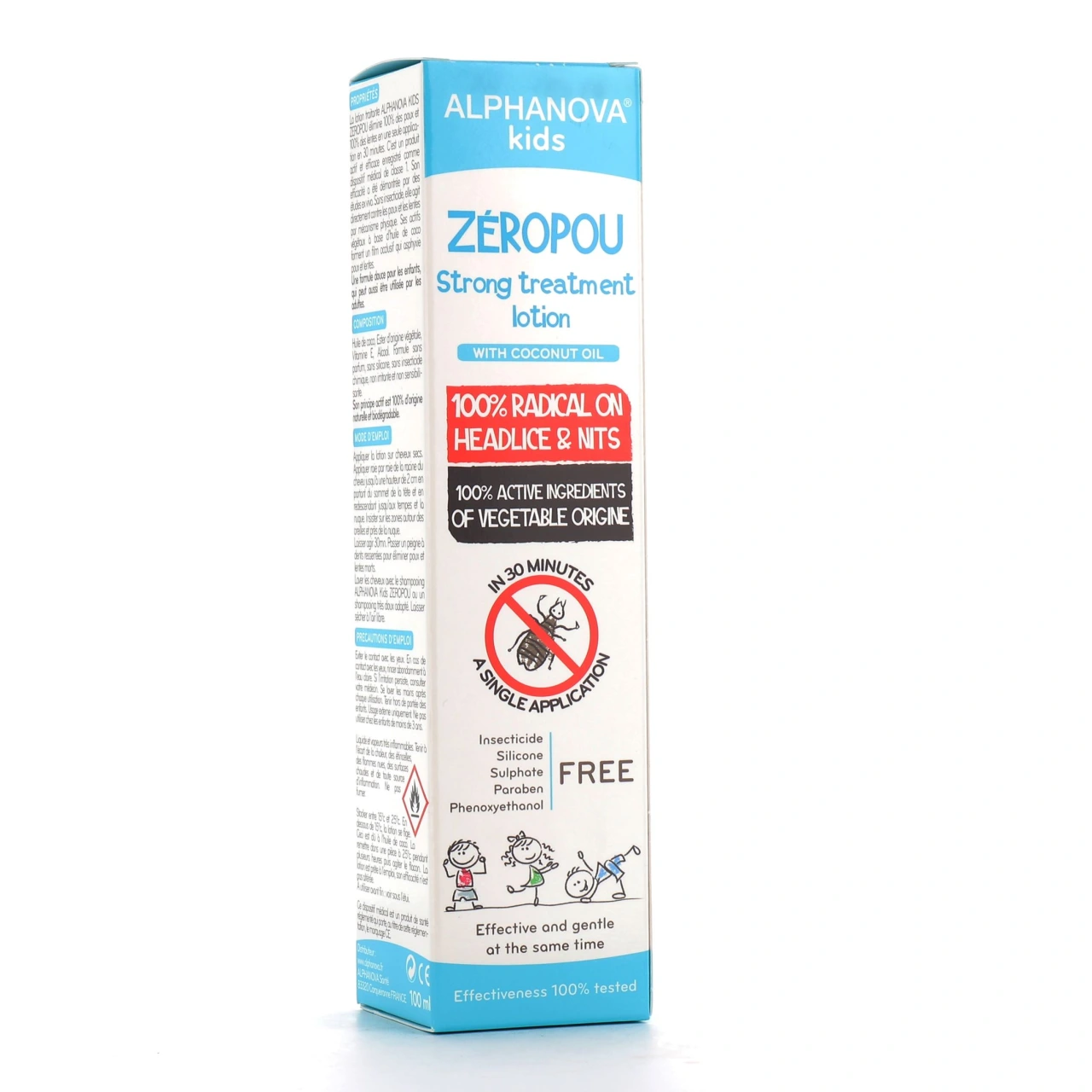 Alphanova ZeroPou Lotion anti-poux et lentes - Alphanova