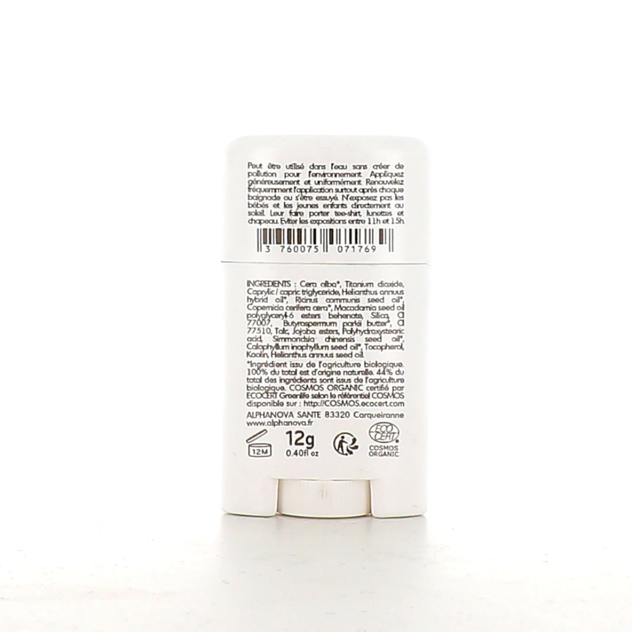 Alphanova Sun Stick Solaire Bio SPF 50+ - Vue 5