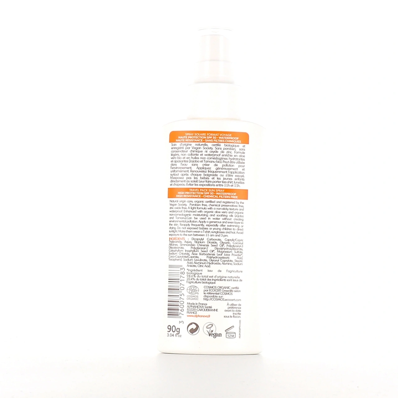 Alphanova Sun Spray Solaire Bio SPF30 - Vue 11