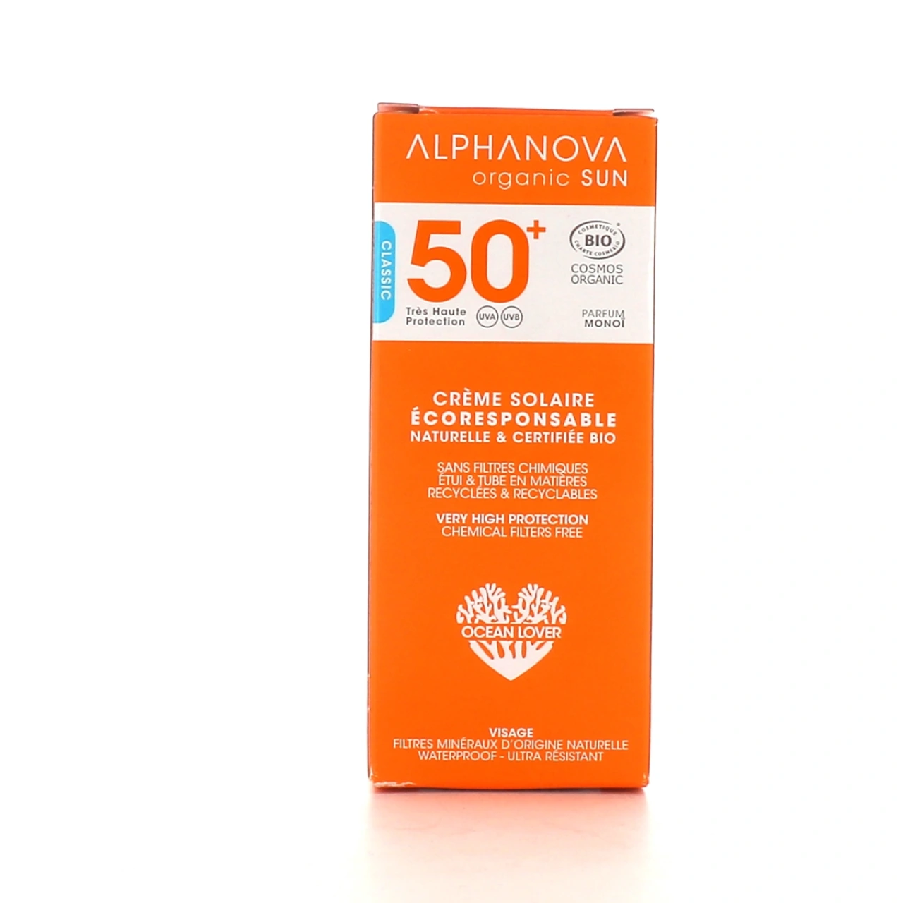Alphanova Sun Crème Solaire Visage Bio SPF 50+ - Vue 2