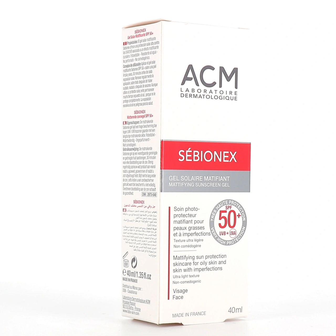 ACM Sébionex Gel solaire matifiant SP50+ - Vue 2