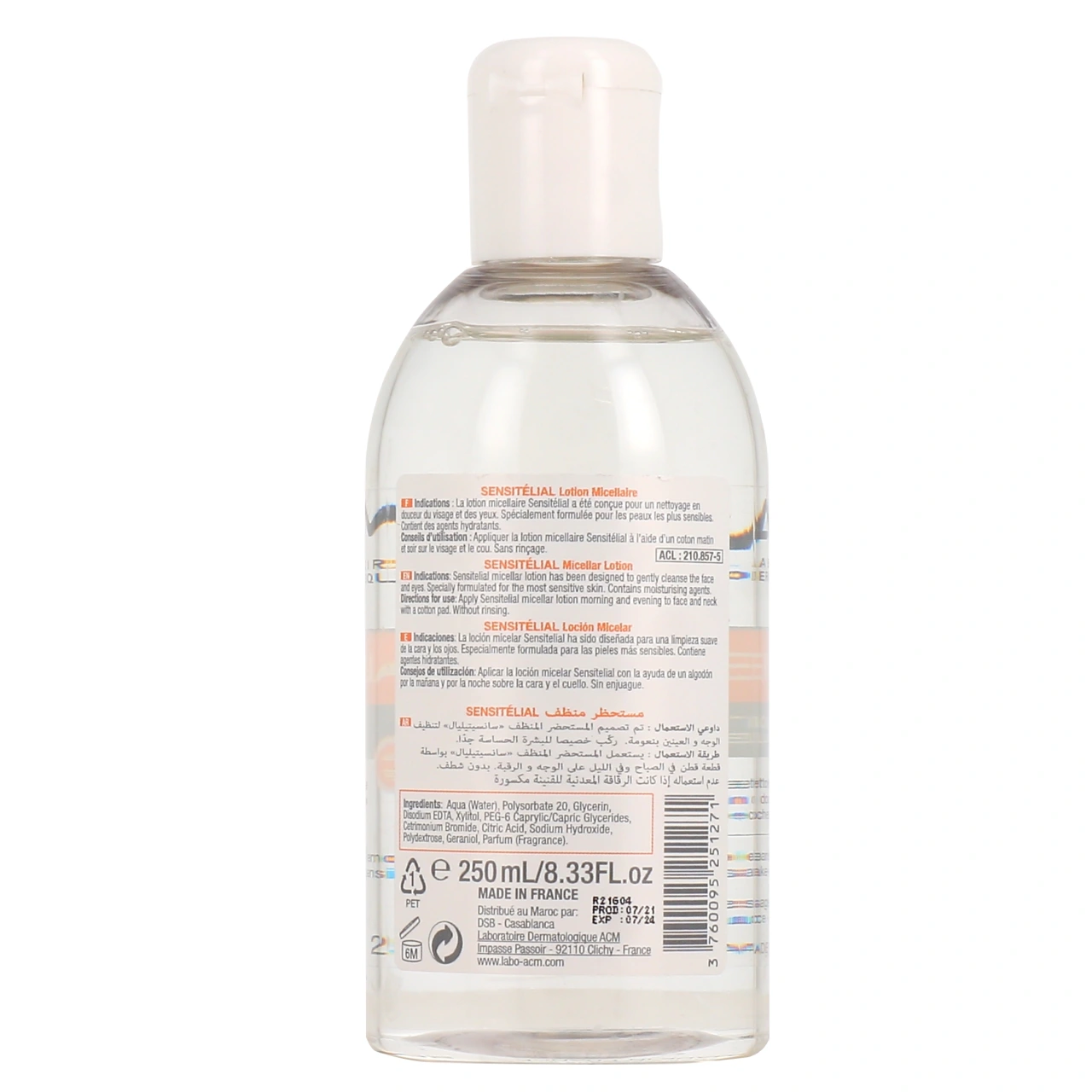 ACM Sensitélial Lotion Micellaire Peau Sèche Et Sensible - Vue 3