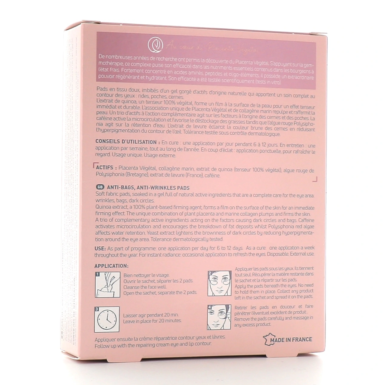 Placentor Pads Yeux Anti-Poches Anti-Rides - Vue 2