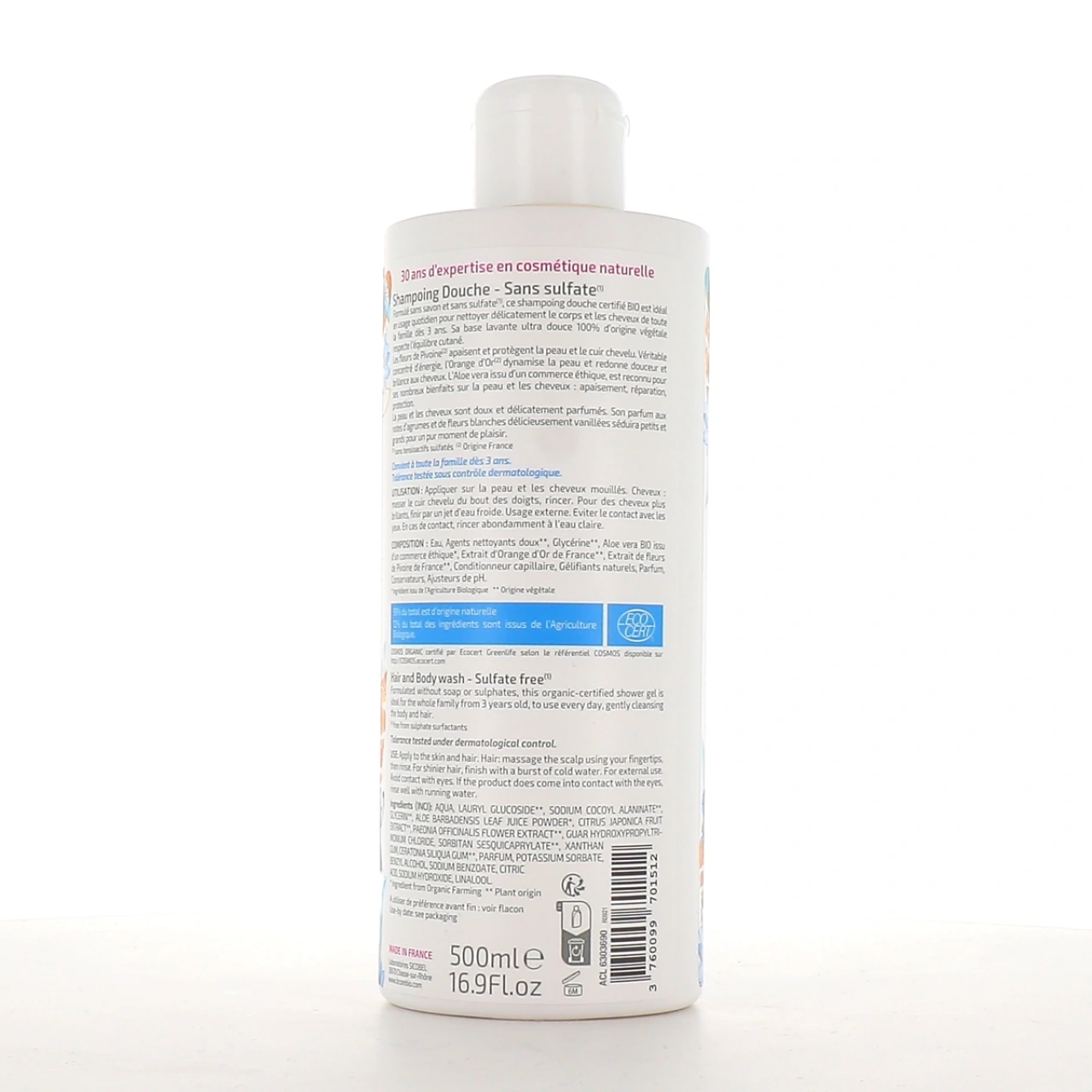 B com Bio Shampoing Douche Sans Sulfate - Vue 5