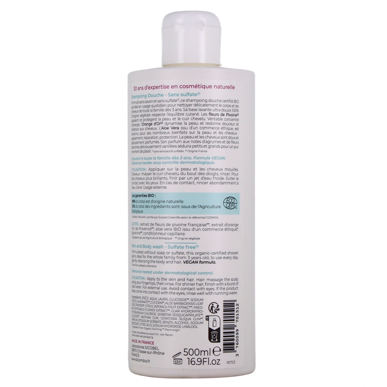 B com Bio Shampoing Douche Sans Sulfate - Vue 3