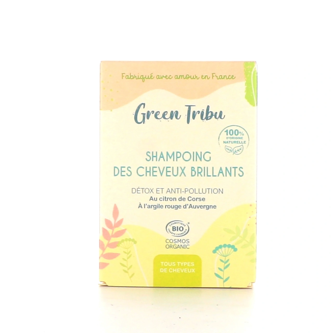 Green Tribu Shampoing Solide Bio Cheveux Brillants - Green Tribu