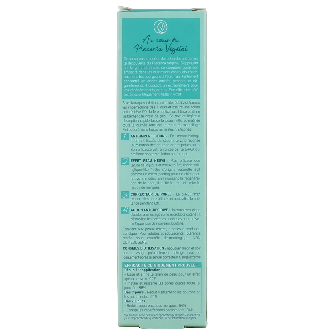 Placentor Fluide Purifiant Matifiant - Vue 3
