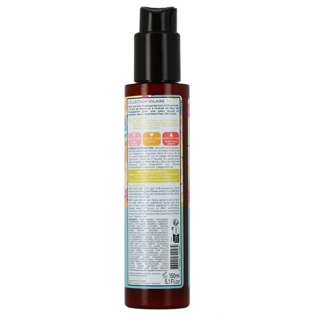 Osmaé Spray Solaire Hydratant SPF 50+ - Vue 3