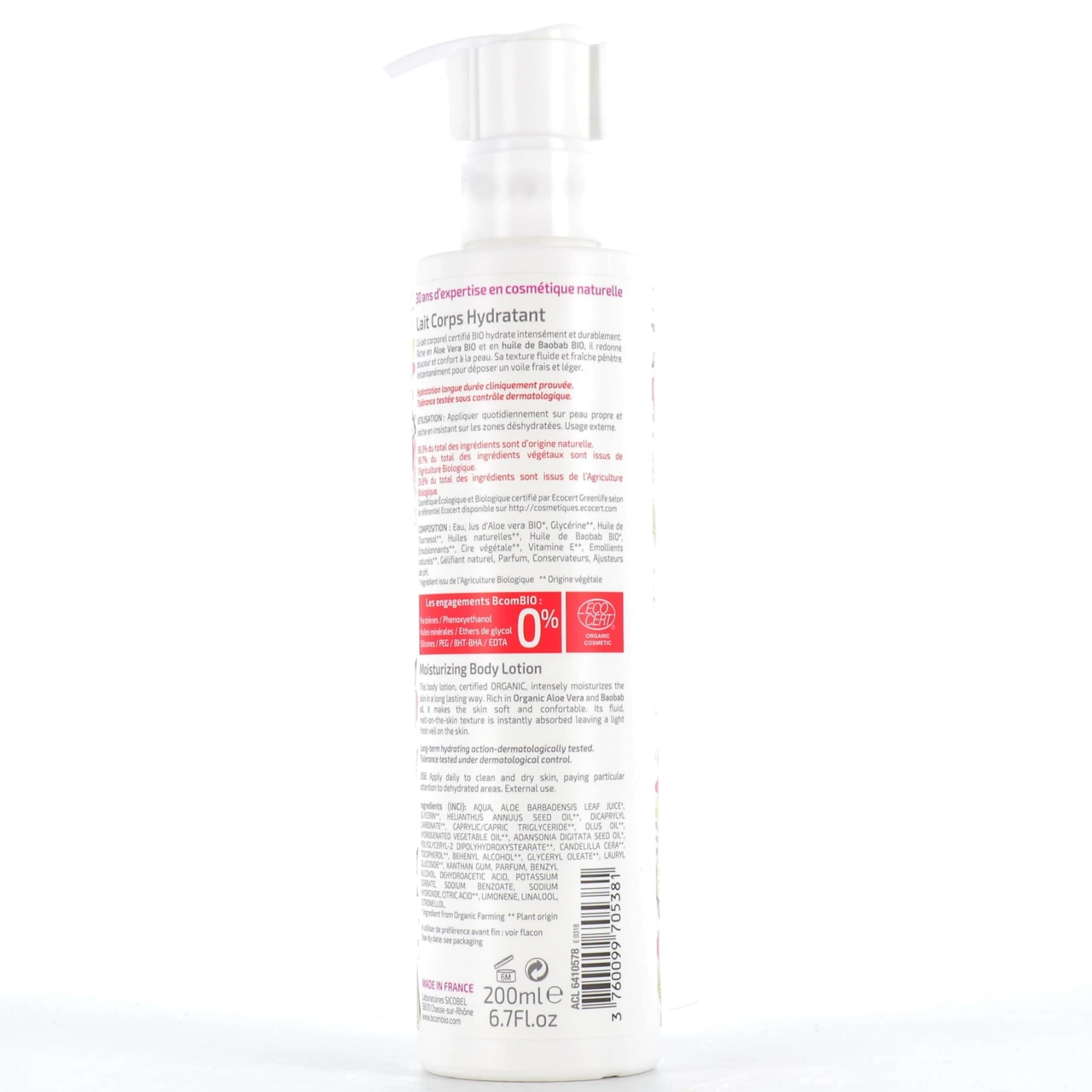 B Com Bio Lait Corps Hydratant - Vue 5