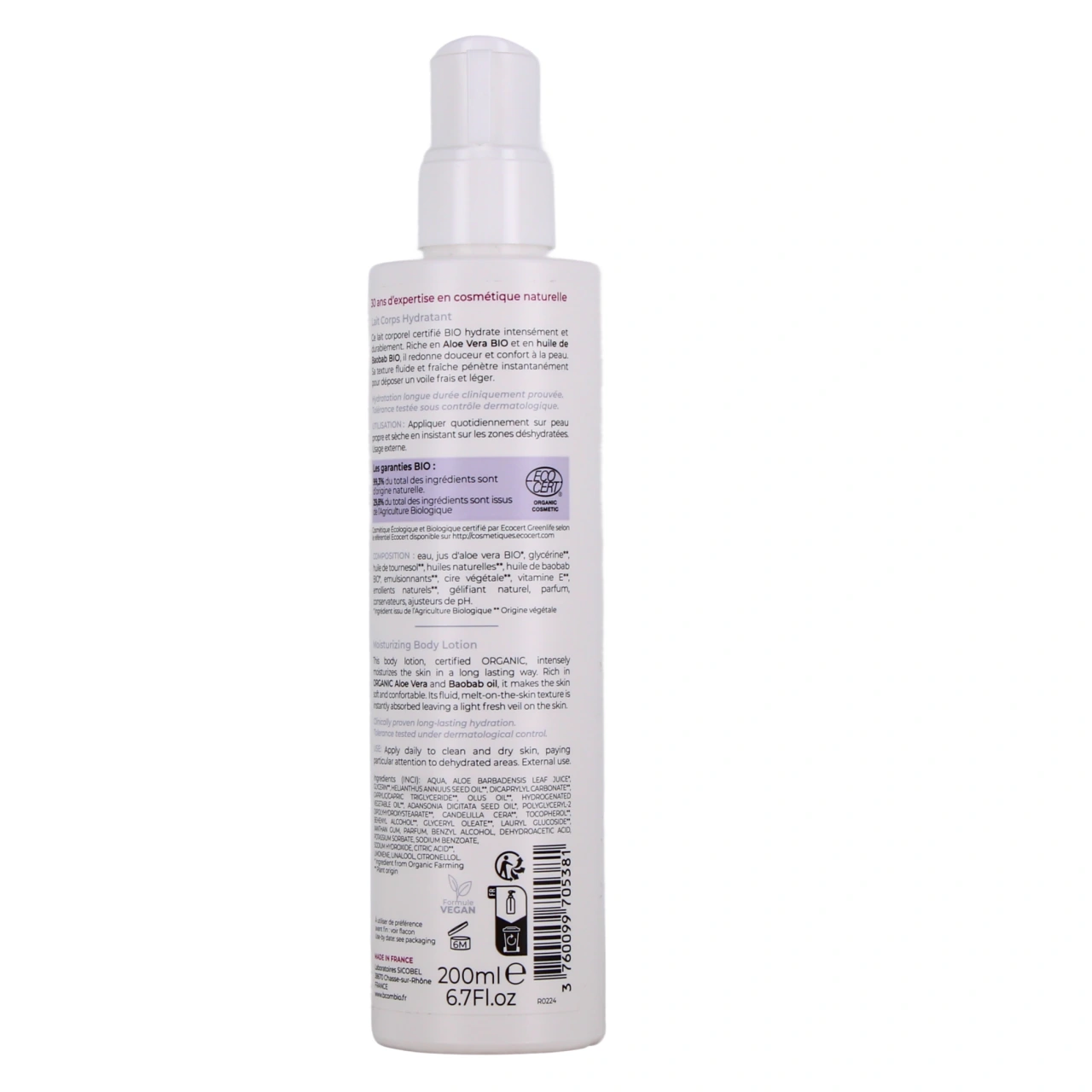 B Com Bio Lait Corps Hydratant - Vue 3