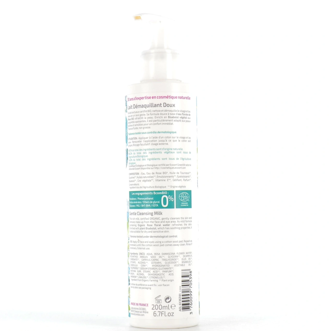 B Com Bio Lait Démaquillant Doux - Vue 3