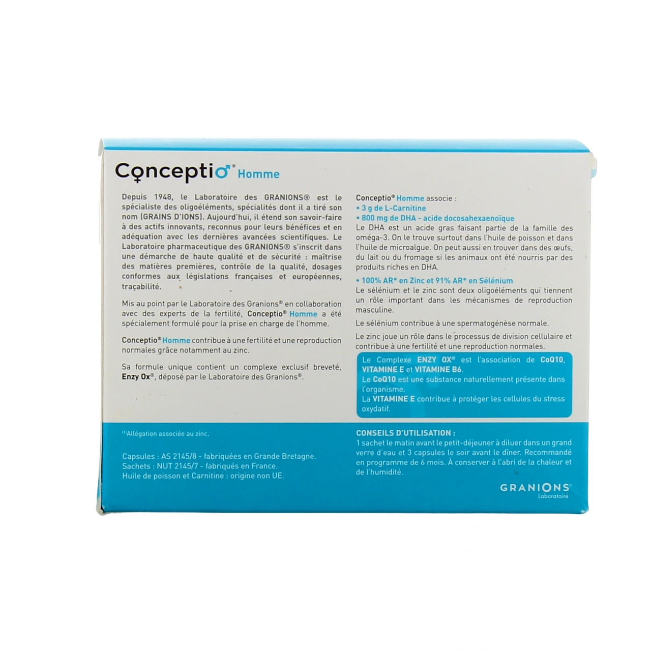 Granions Conceptio Homme - Vue 3