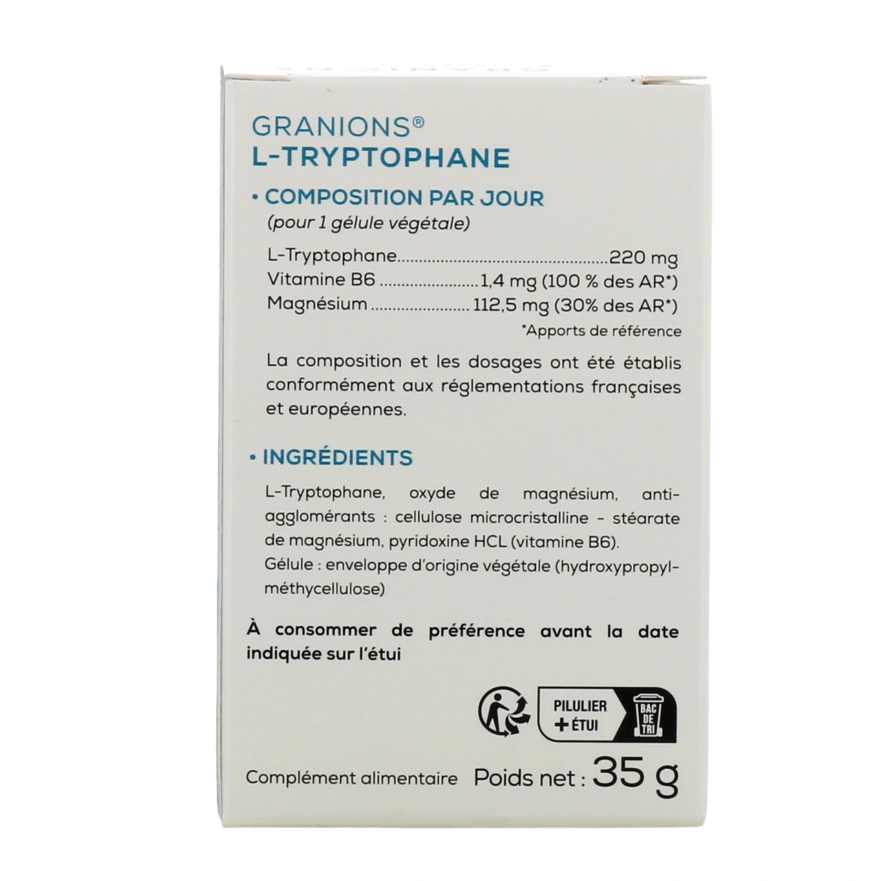 Granions L-Tryptophane - Vue 3