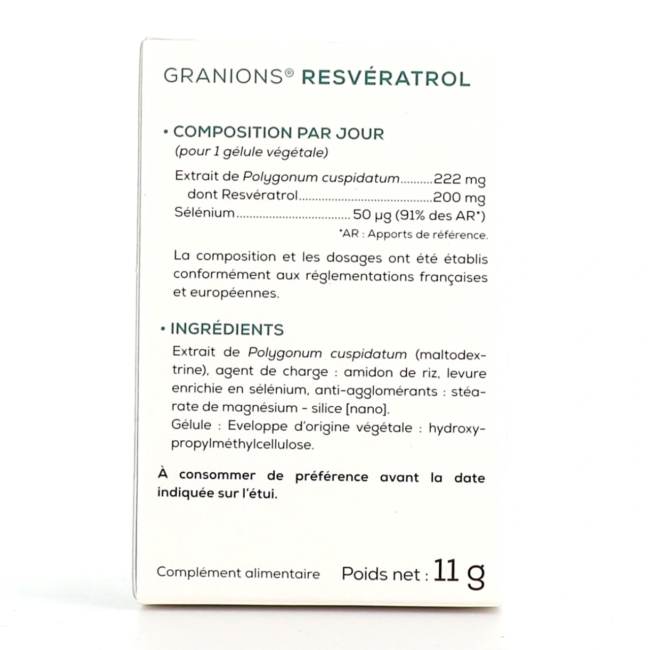 Granions Resveratrol - Vue 2