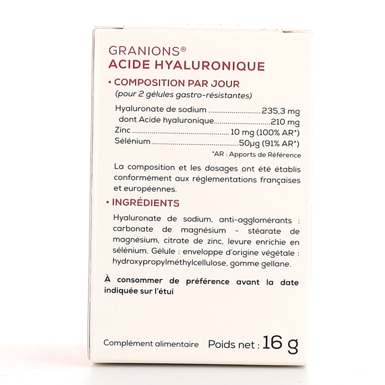Granions Acide Hyaluronique 211mg - Vue 8