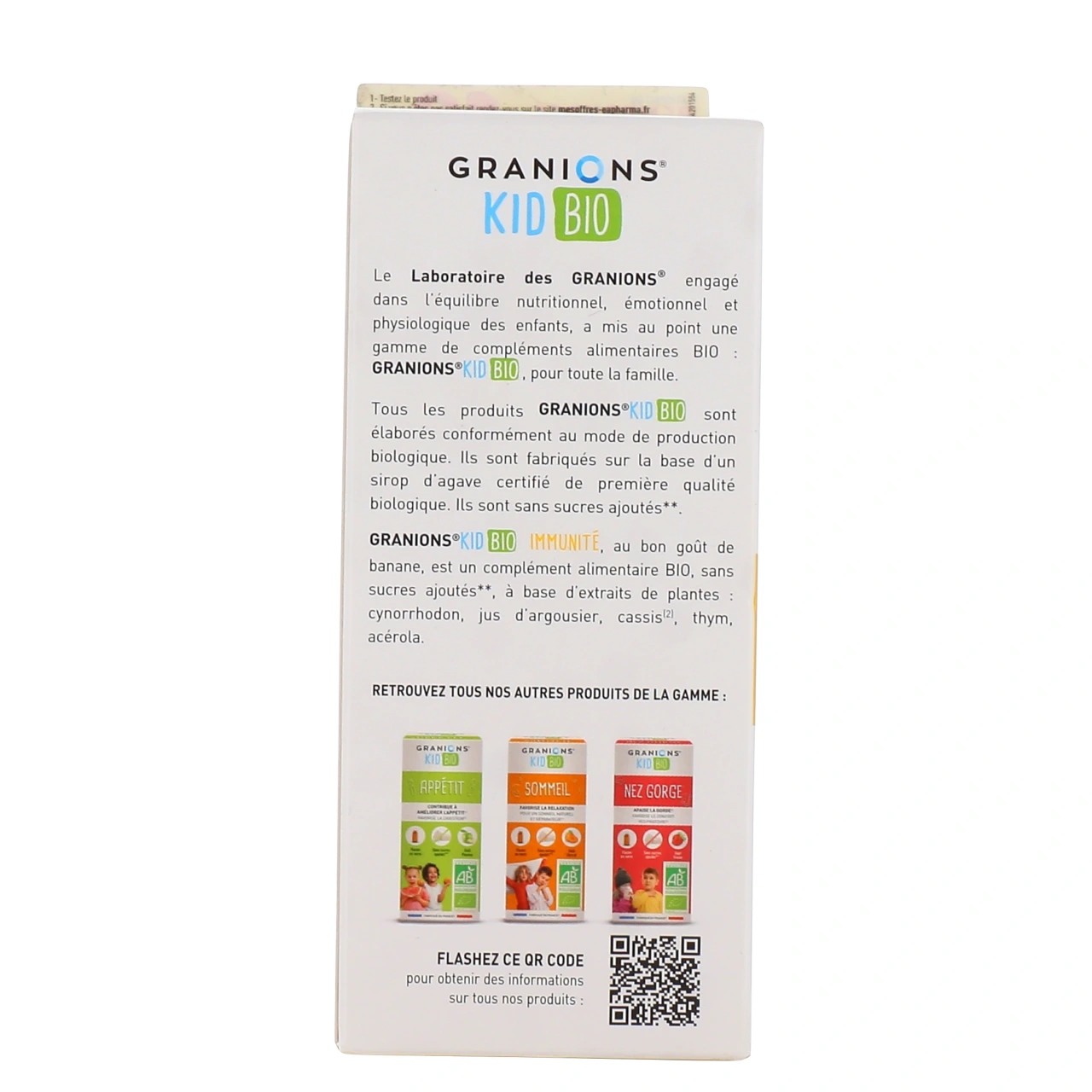 Granions Kid Bio Immunité Sirop - Vue 3