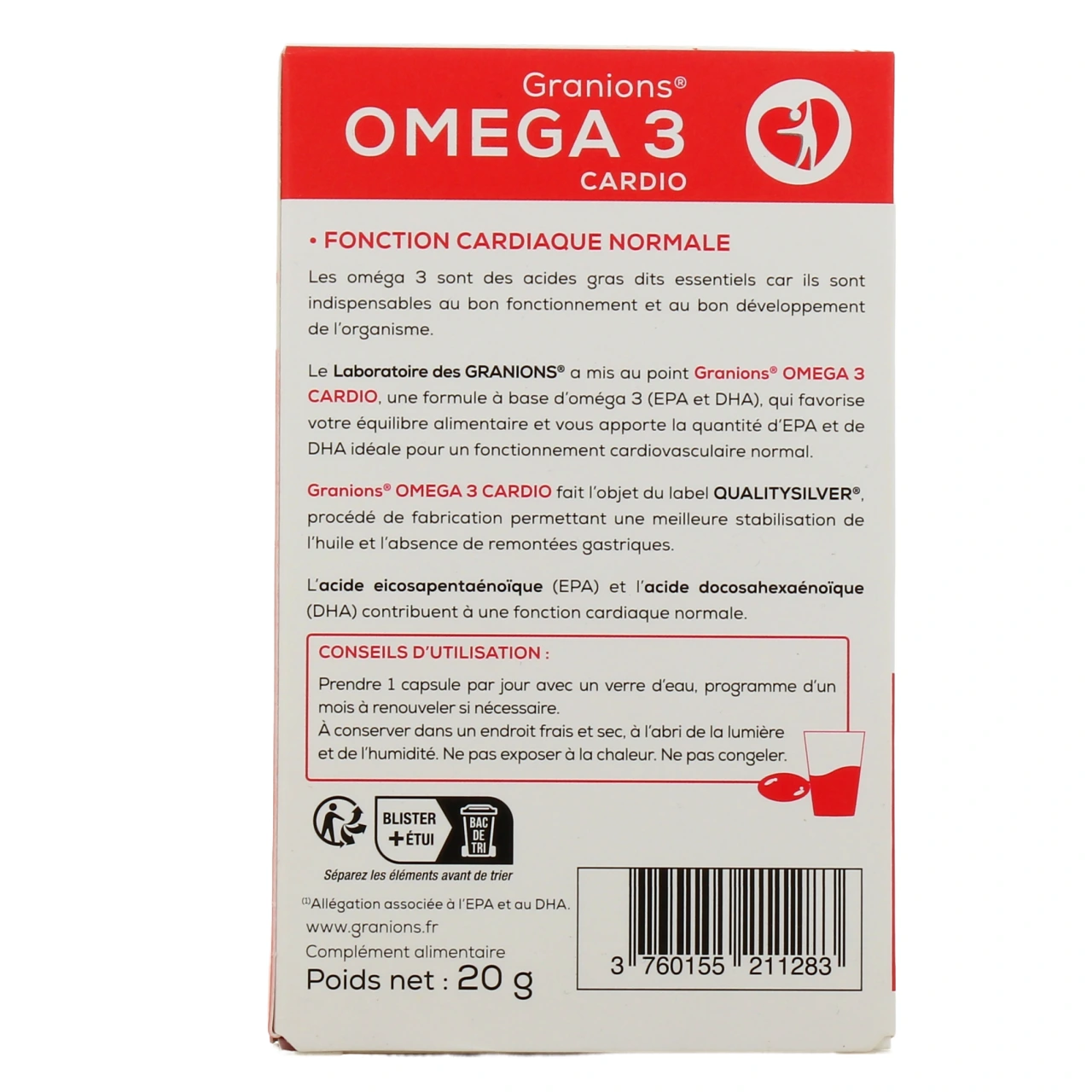 Granions Omega 3 Cardio - Vue 3