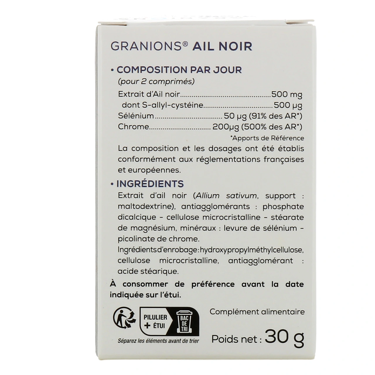 Granions Ail Noir 500mg - Vue 3