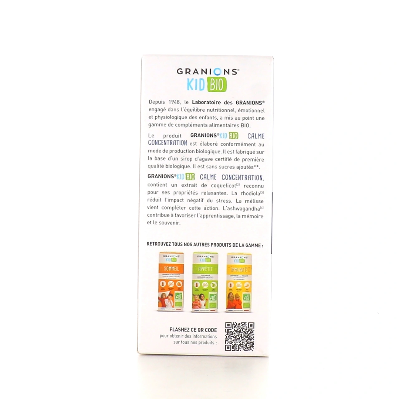 Granions Kid Bio Calme Concentration Sirop - Vue 2